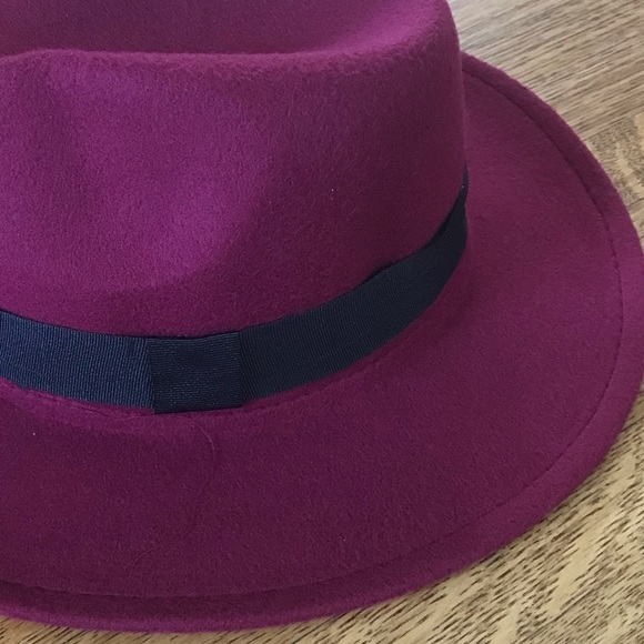 Burgundy fedora - Picture 4 of 4